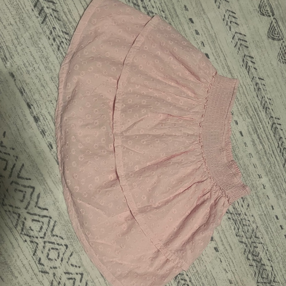HOLLISTER PINK SKIRT FLOWERED